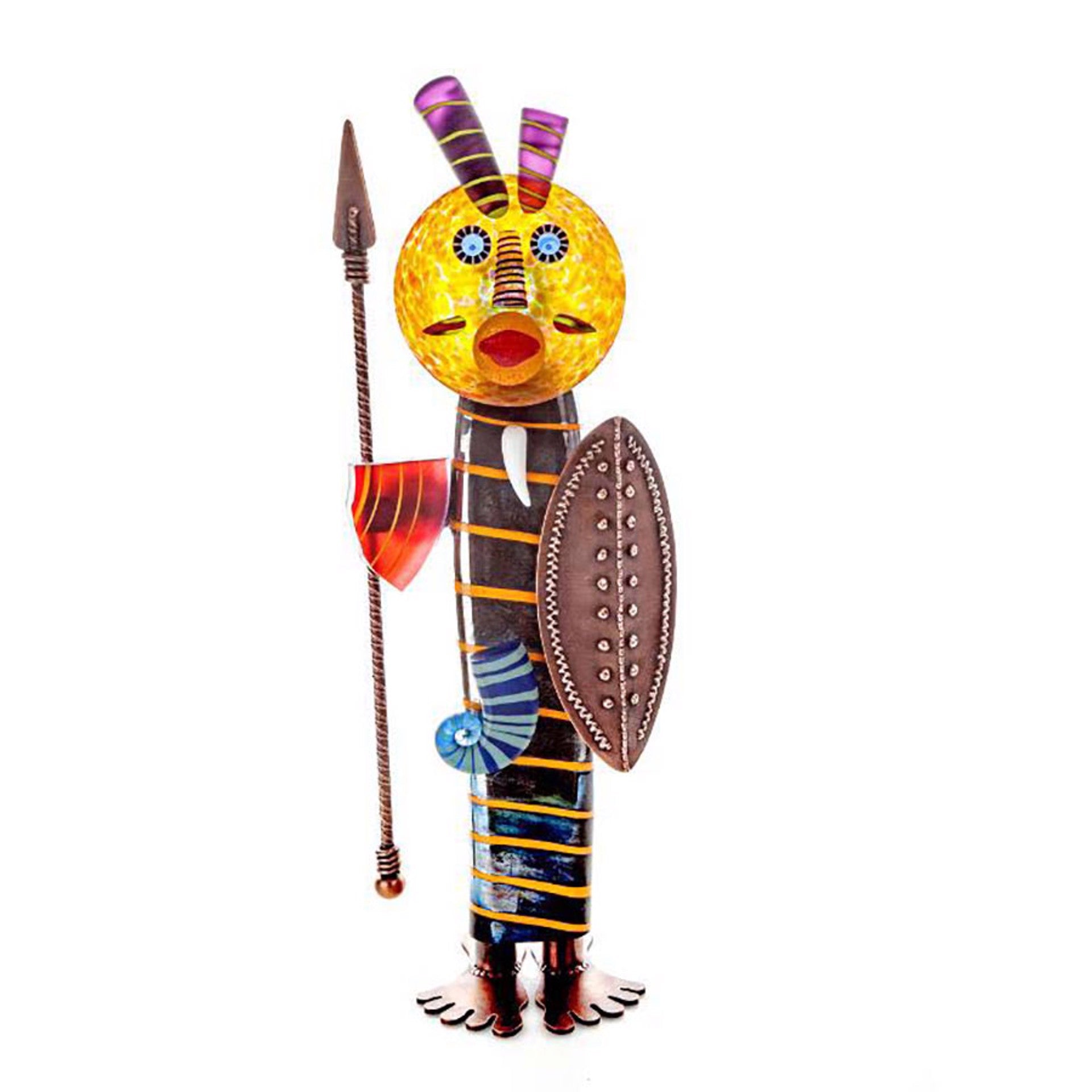 Massai Sculpture By Borowski Art Glass