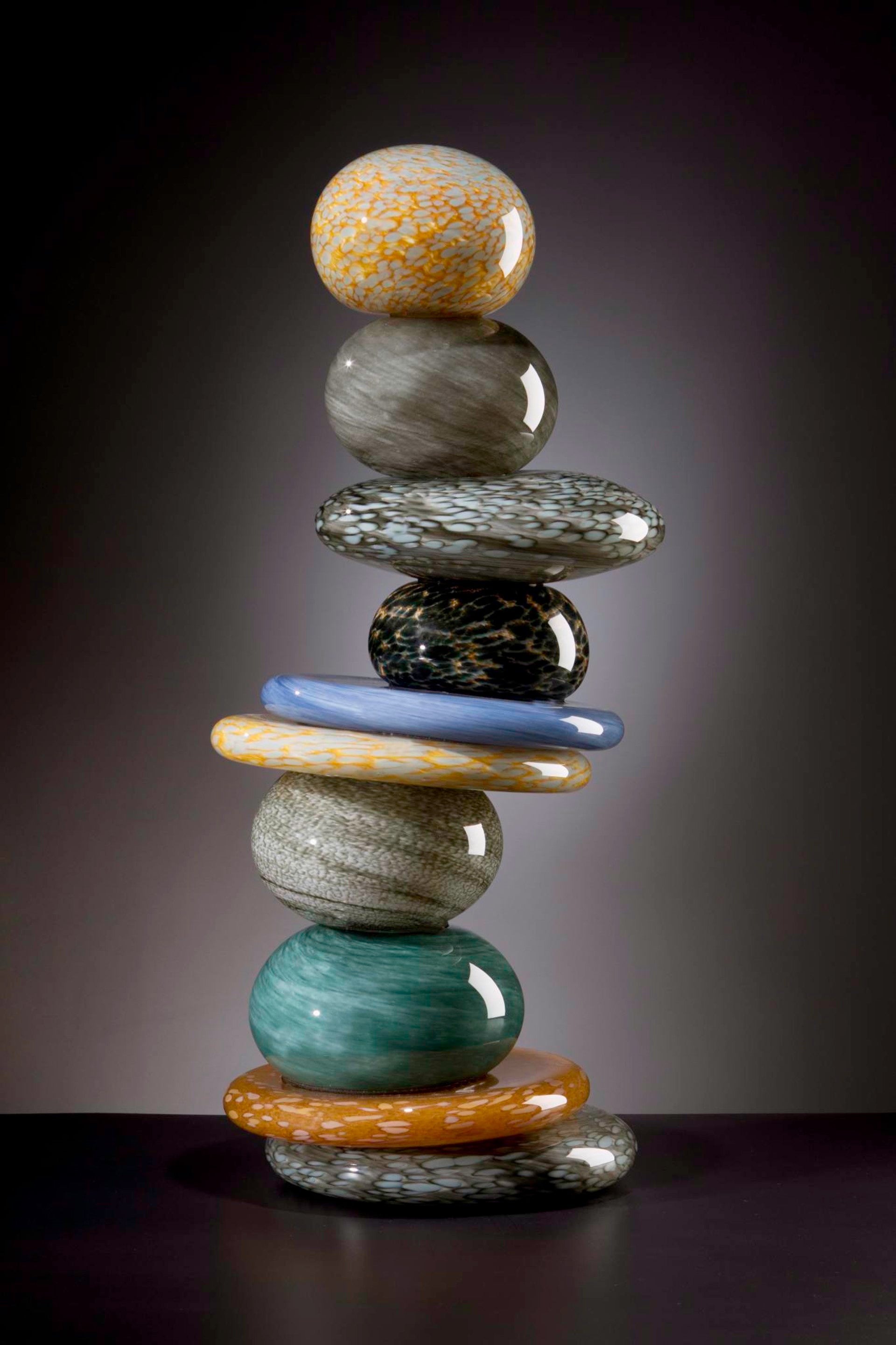 Grey Stone Pohacu Sculpture By Robert Madvin