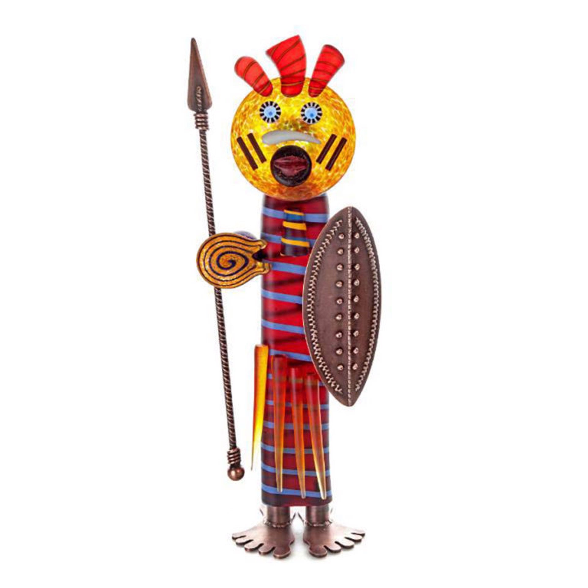 Massai Sculpture By Borowski Art Glass