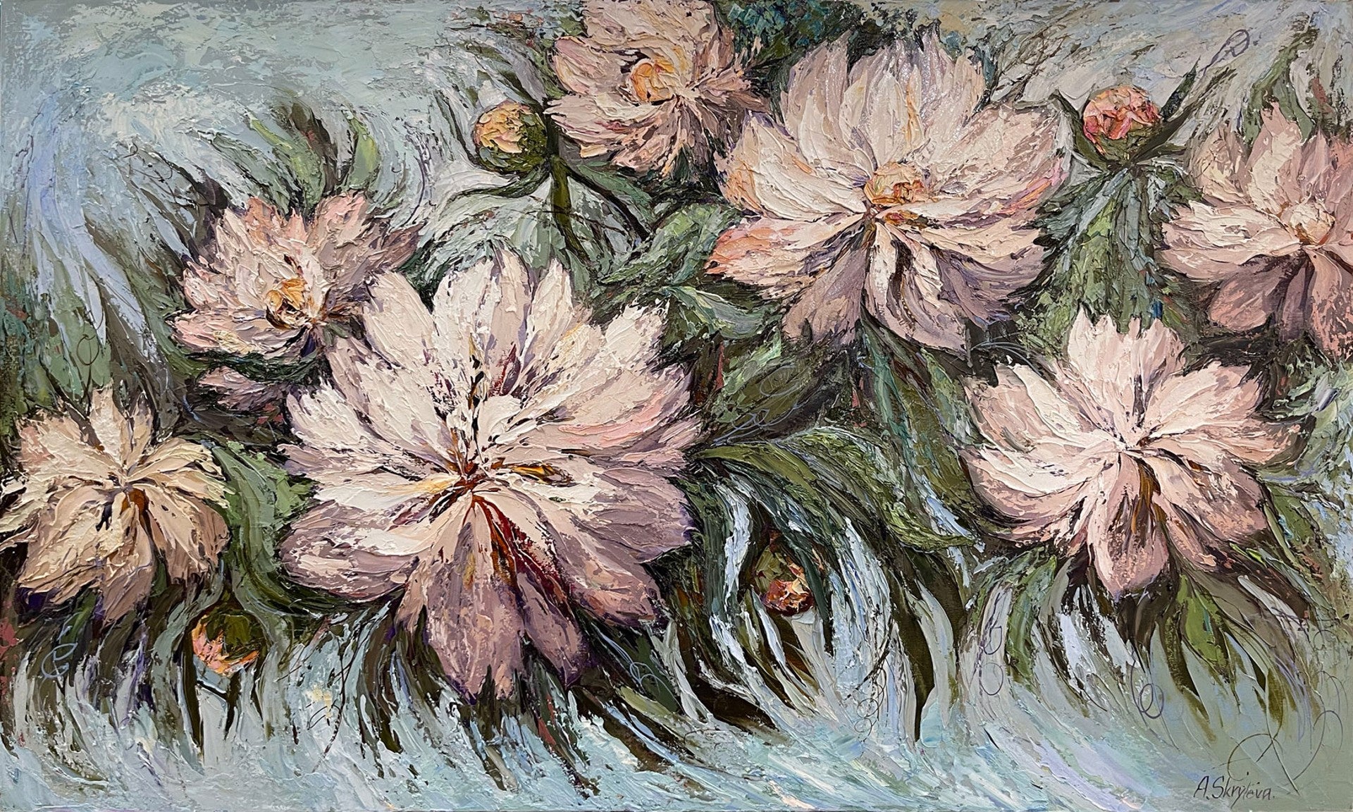 Joyful Chrysanthemums By Anastasiya Skryleva