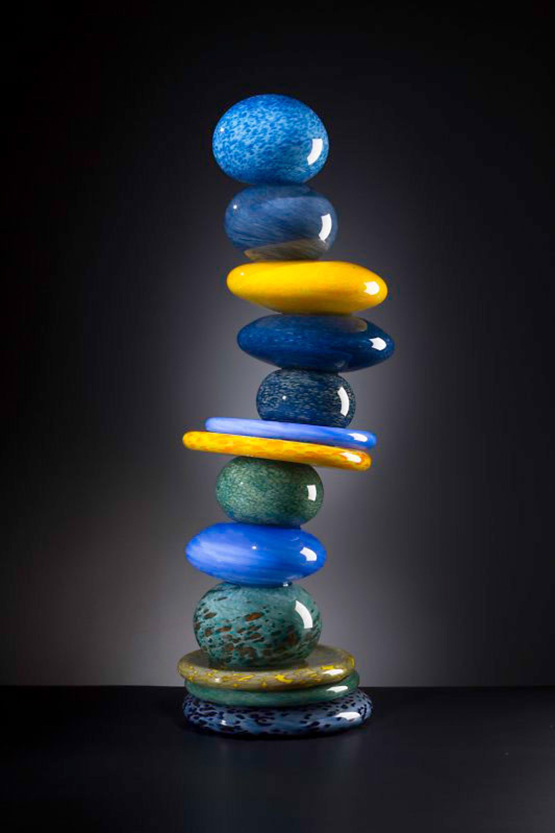 Aqua Cool Pohacu Sculpture By Robert Madvin