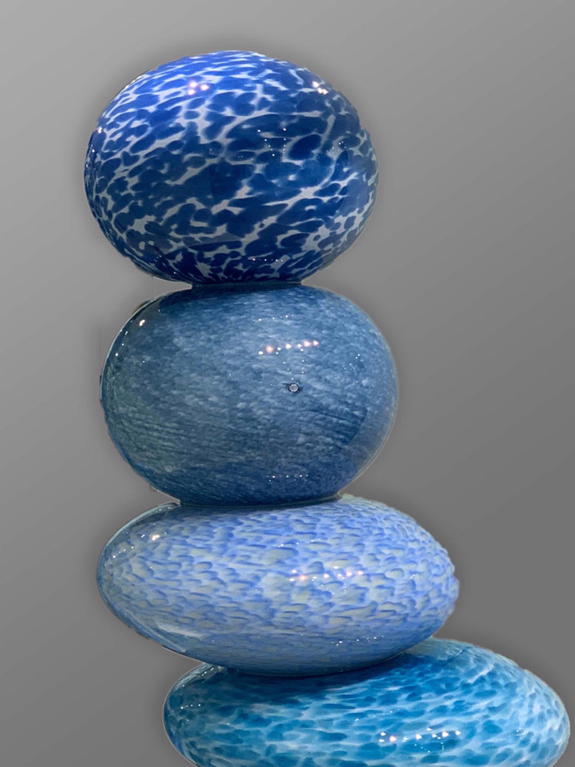 Hanauma Blue Pohacu Sculpture By Robert Madvin