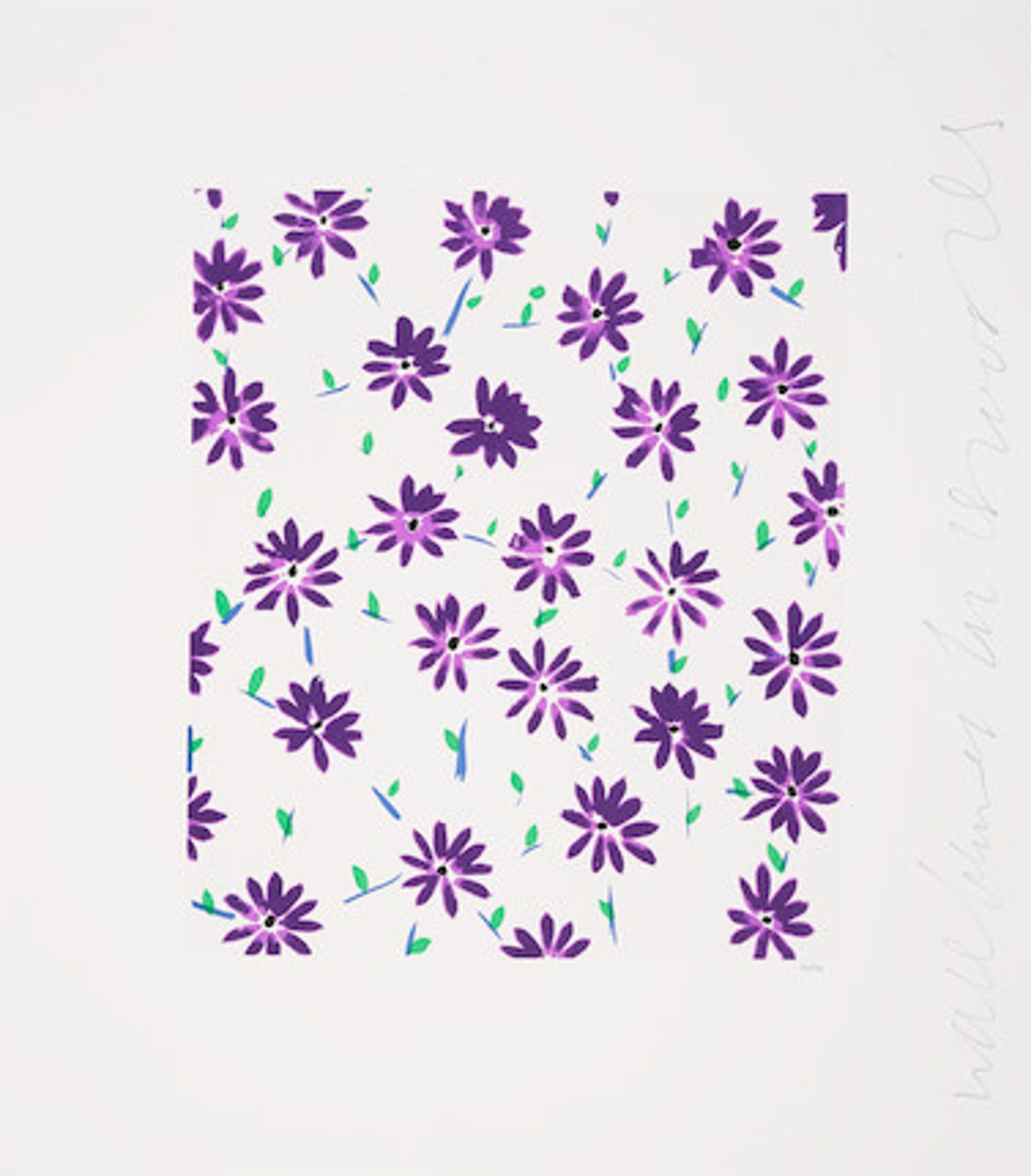 Wallflower 22 By Donald Sultan
