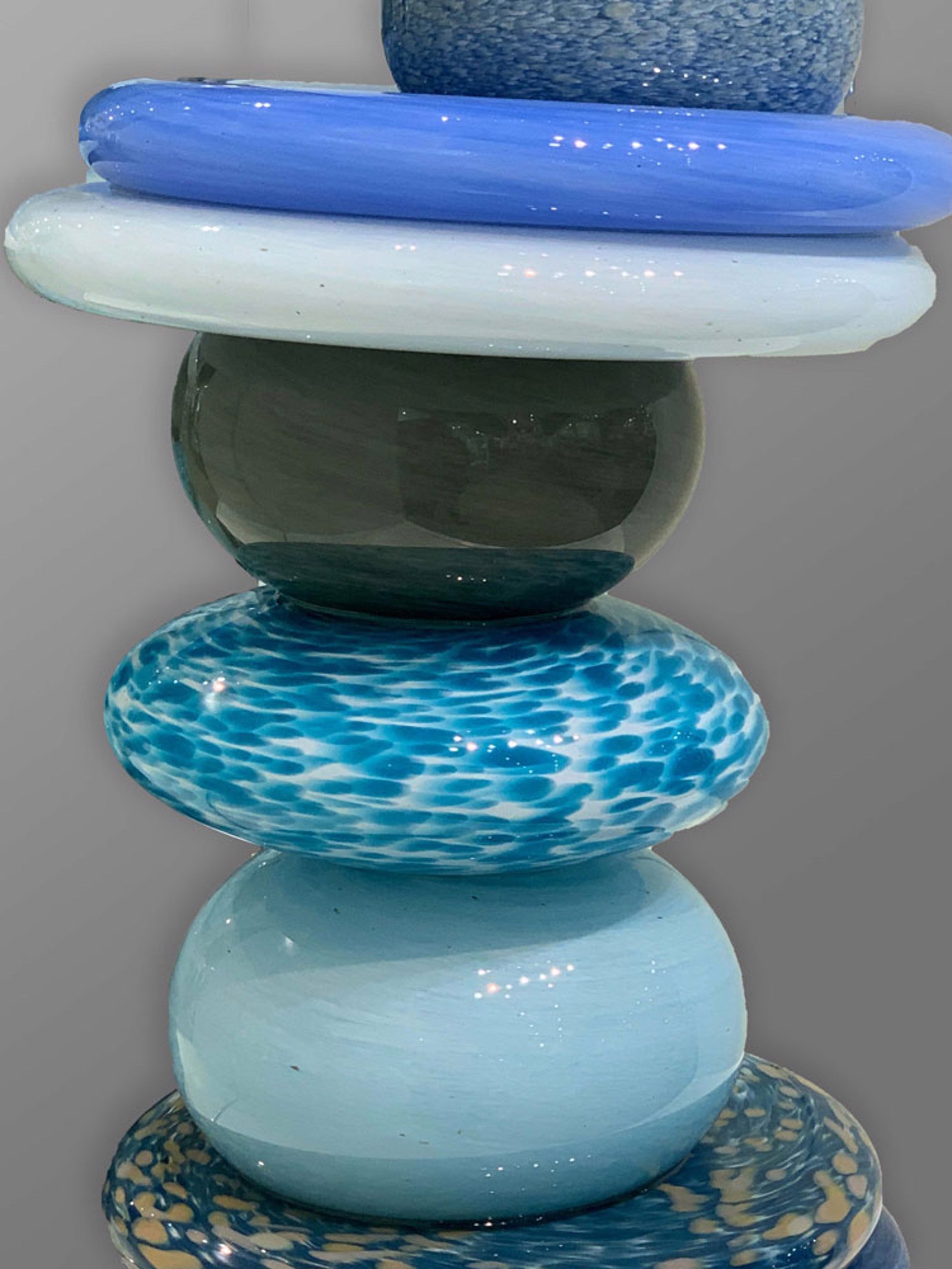 Hanauma Blue Pohacu Sculpture By Robert Madvin
