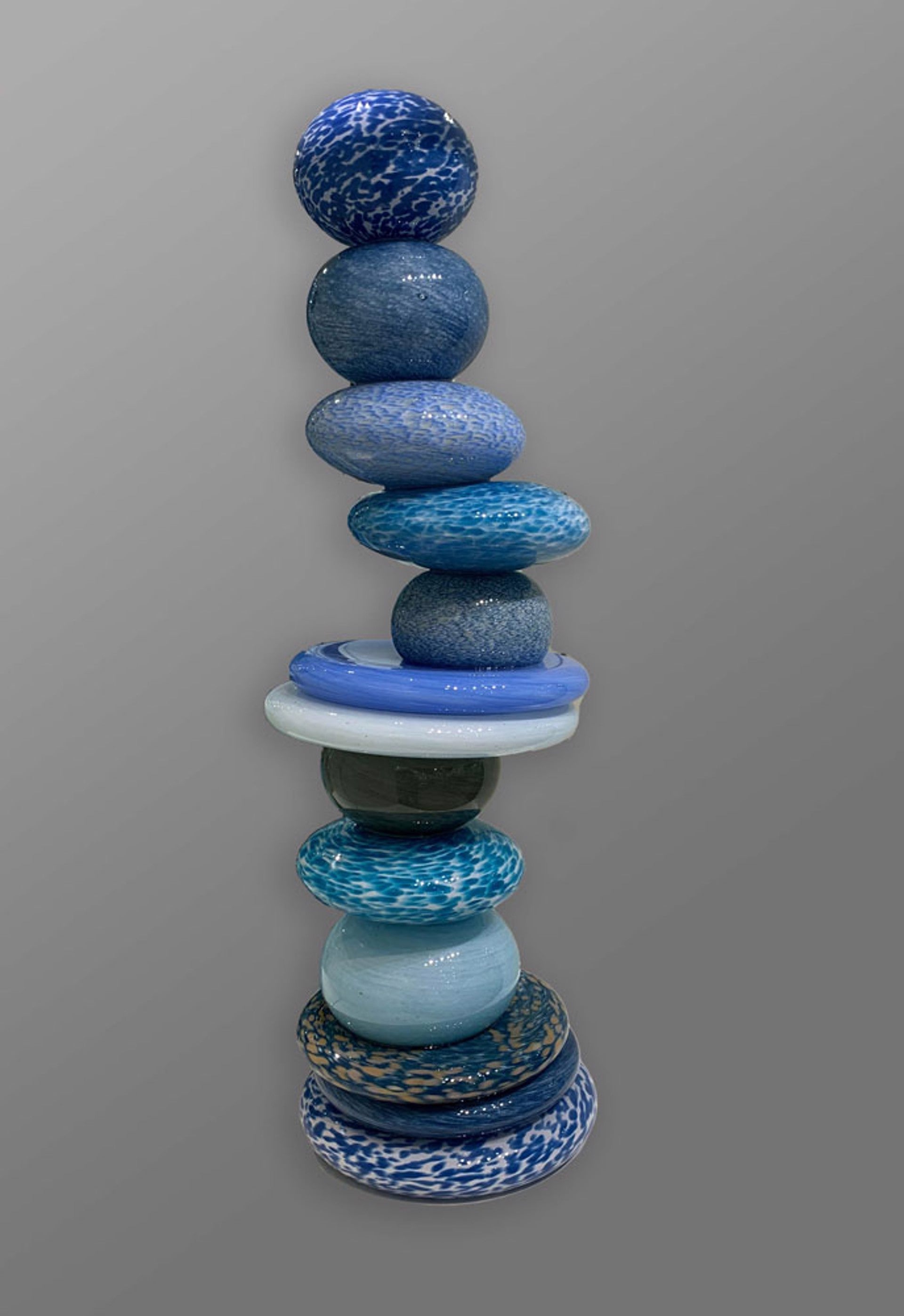 Hanauma Blue Pohacu Sculpture By Robert Madvin