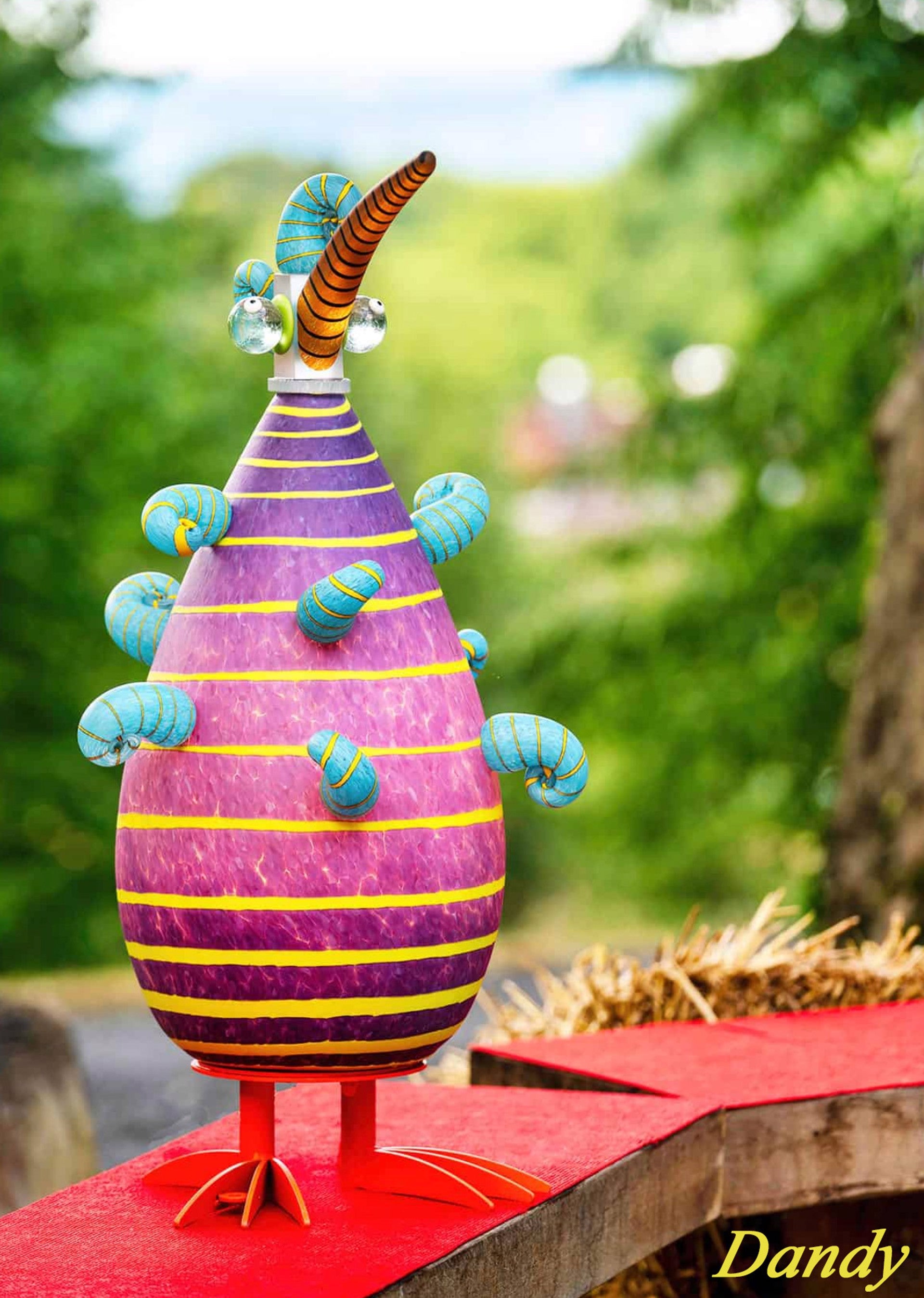 Bonzo Lamp By Borowski Art Glass