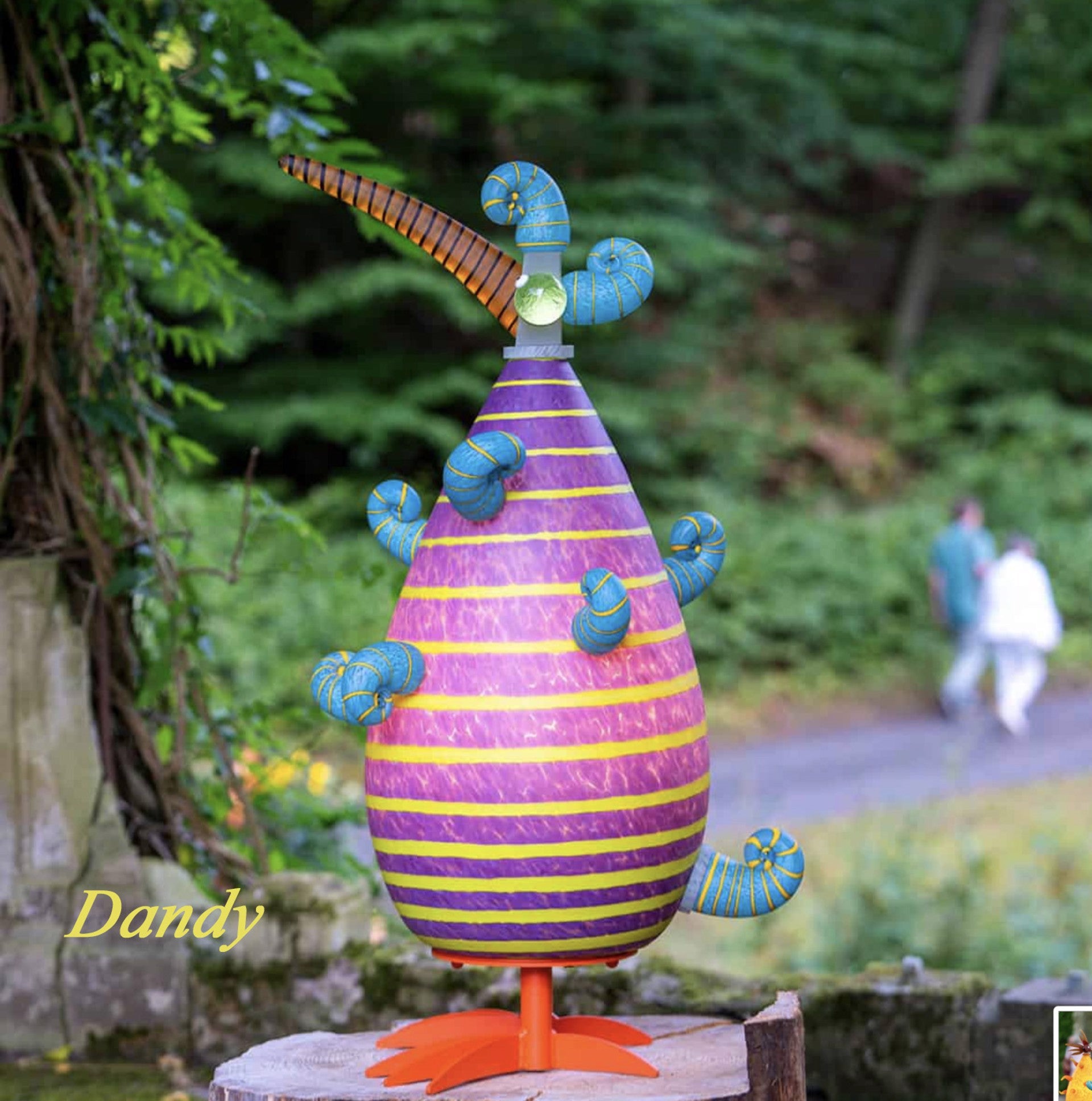 Bonzo Lamp By Borowski Art Glass